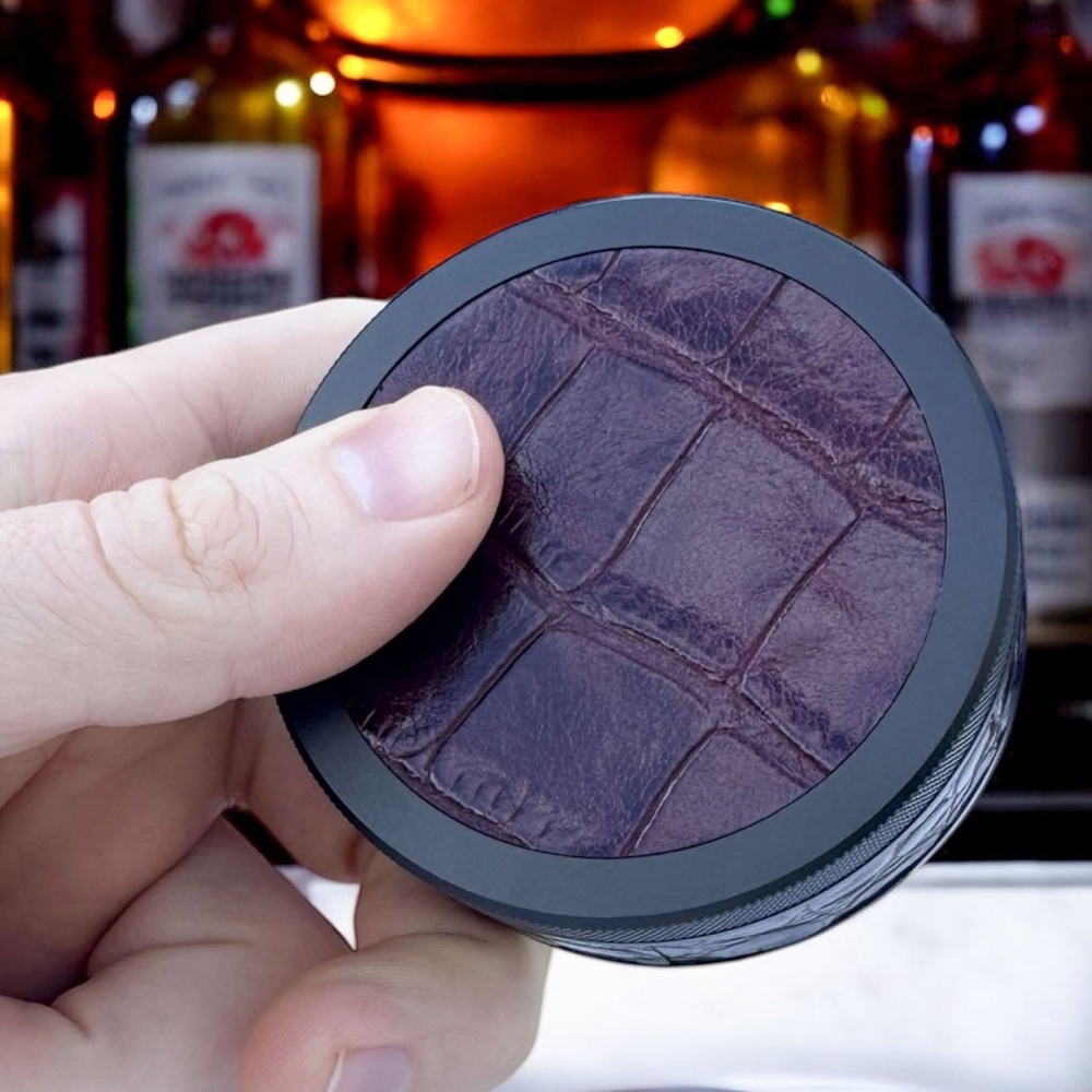 Ruk Can | Leather & Aluminium Pouch Container